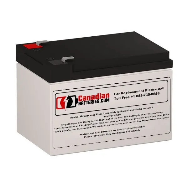 12V 12Ah F2-Terminal Replacement Battery For Koyama Np12-12 Ups Units 1