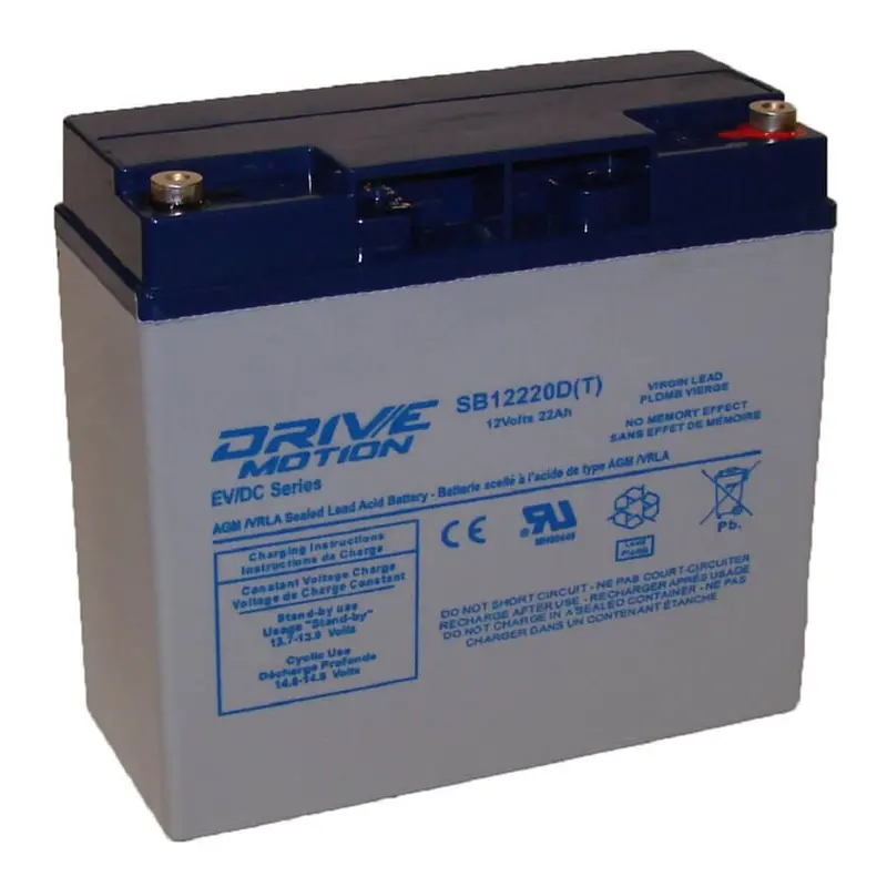 Canbat Cxl22-12 Replacement Battery – 12V 22Ah Sealed Lead-Acid With F13 Terminals 1