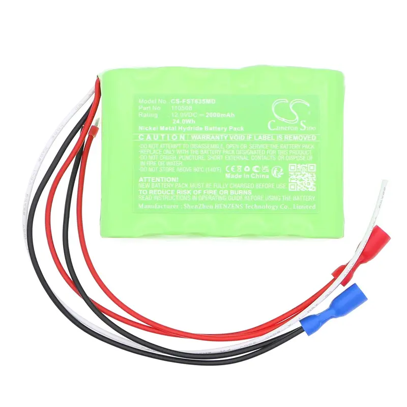 Fahl-Compatible Medical Suction Unit Battery – 12V Ni-Mh 2000Mah (24Wh) For Tracheoport, Models 110508 & 63500 1