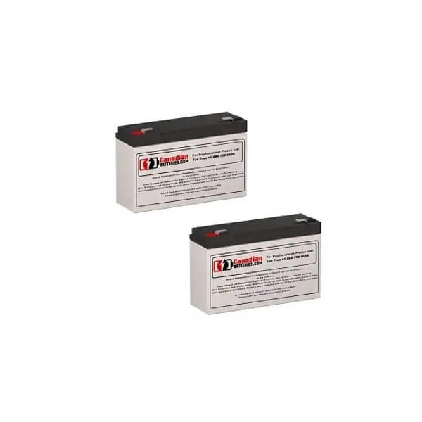 Hp 600 Series Ups Battery – Dual 6V 10Ah Sealed Lead-Acid (60Wh Total) 1