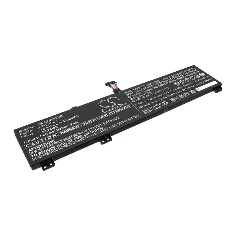 Lenovo Legion 5 (Arh7H) Laptop Battery – 15.44V Li-Polymer, 5100Mah, 78.74Wh 1