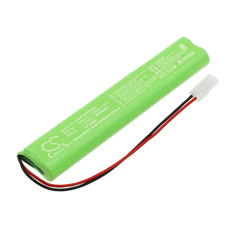 Powersonic Emergency Lighting Battery – 7.2V Ni-Mh 2000Mah (14.4Wh), Compatible With 726Bh-Lop1 & A6090-2 1