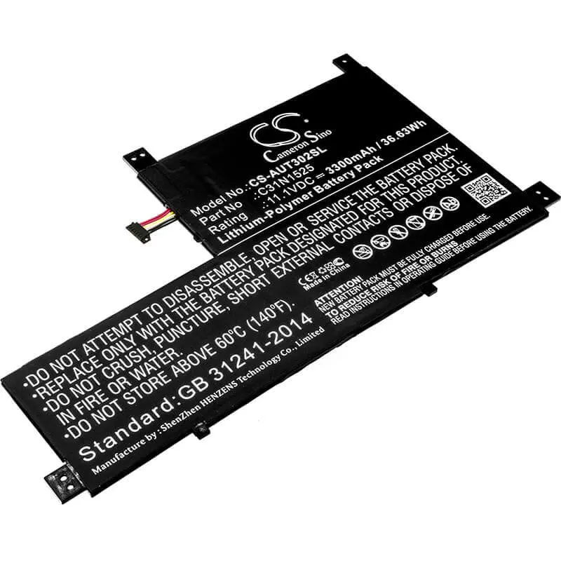 11.1V Li-Polymer Tablet Battery – 3300Mah For Asus Transformer Book T302Chi & 0B200-01930000 1