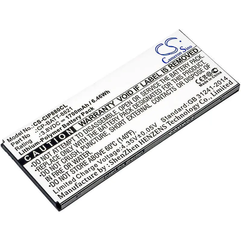 1700Mah 3.8V Li-Polymer Cordless Phone Battery For Cisco 8800 Series (74-102376-01) 1