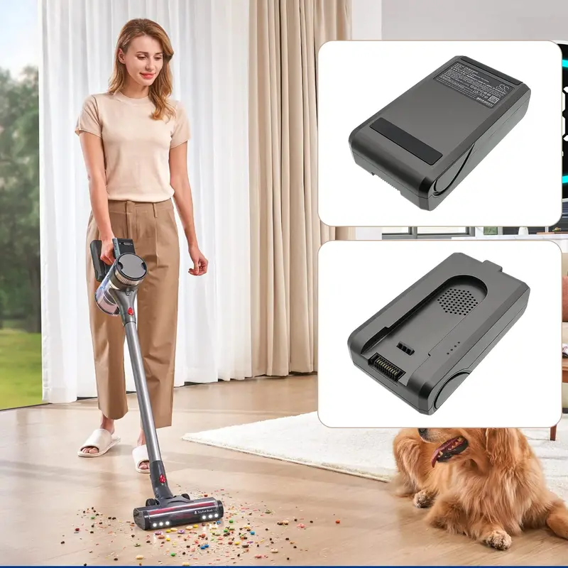 25.2V 2200Mah Li-Ion Cordless Vacuum Battery For Maircle S3 And S3 Mate Pet Cleaners 1