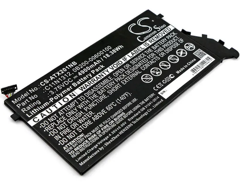 3.75V Li-Ion Tablet Battery – 4900Mah For Asus Transformer Book Tx201La 1