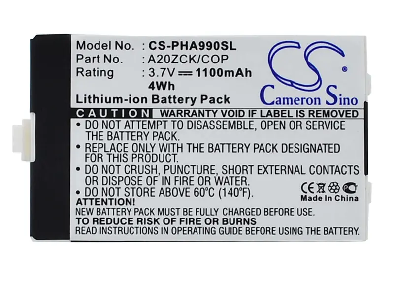 3.7V 1100Mah Li-Ion Replacement For Philips Xenium 9@9D, 9A9A, And A20Zck/Cop Phones 1