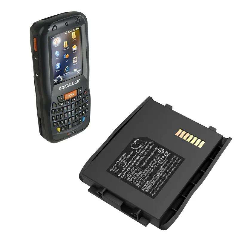3.7V 2000Mah Li-Polymer Barcode Scanner Battery Compatible With Datalogic, 50-Btec, Lynx Models (7.4Wh) 1