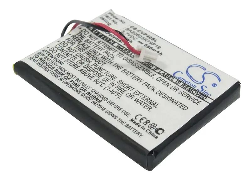 3.7V 650Mah Li-Polymer Media Player Battery For Creative Ba20603R79919 & Dap-Fl0040 1
