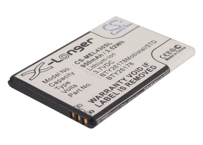 3.7V Li-Ion Smartphone Battery – 950Mah For Mobistel, El430 & Bty26178 Models 1