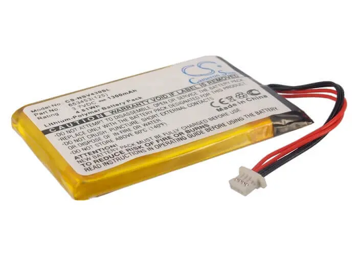 3.7V Li-Polymer Gps Battery – 1300Mah For Insignia Ns-Ncv43 & 653453(125) 1