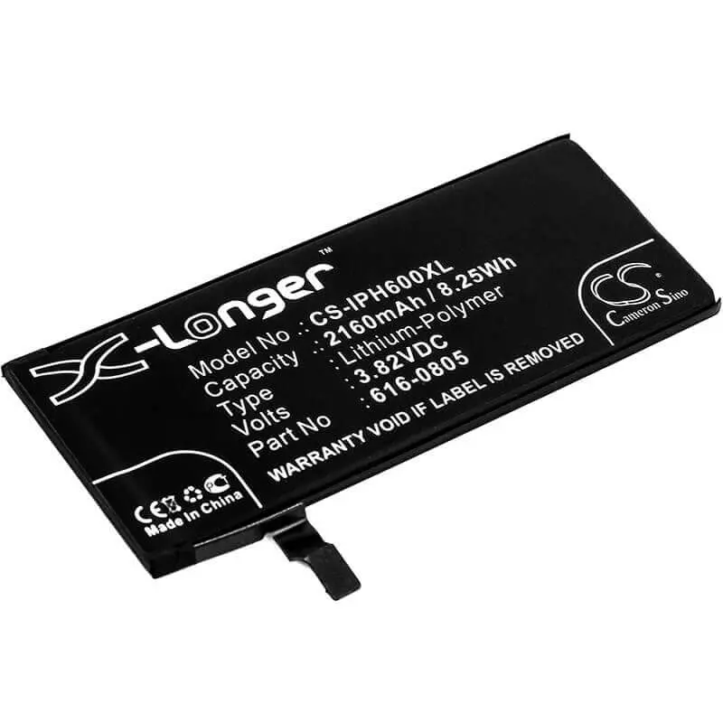 3.82V 2160Mah Li-Polymer Battery For Apple Iphone 6S (A1549/A1586, 616-0804) 1