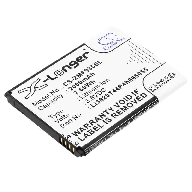 3.8V 2000Mah Li-Ion Hotspot Battery For Zte Mf935 And Li3820T44P4H665055 Modems 1