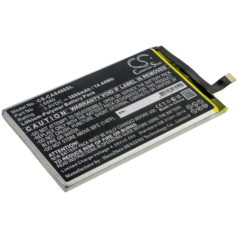 3.8V 3800Mah Li-Polymer Smartphone Battery For Sprint Caterpillar Cat L6880 & S48C 1