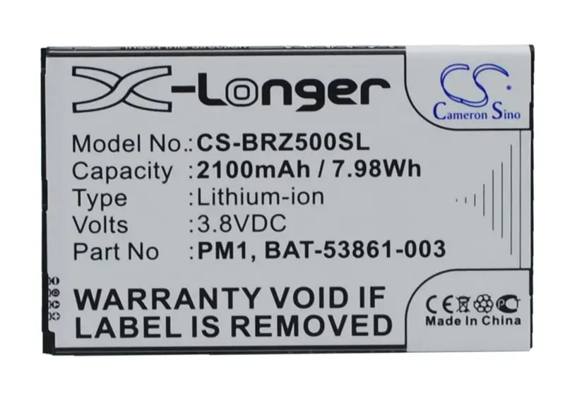 3.8V Li-Ion Blackberry Battery – 2100Mah For Z5 & Bat-53861-003 Devices 1