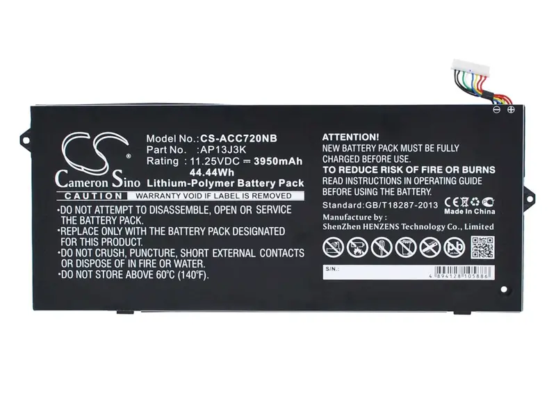 3950Mah 11.25V Lithium-Ion Battery For Acer Chromebook C720, C720P, And 11.6" Models 1