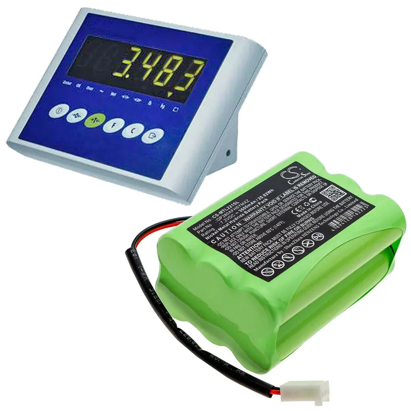 7.2V 3600Mah Ni-Mh Equipment Battery For Megalite, Transpal, Mettler – Gp380Afh6Ymzx & P-335 (25.92Wh) 1