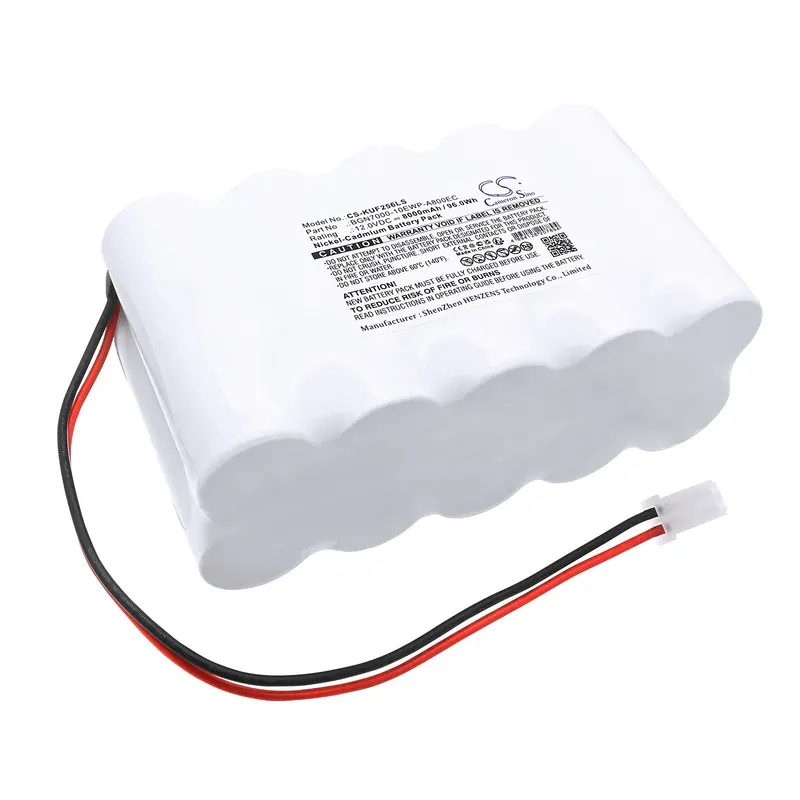 8000Mah 12V Ni-Cd Emergency Lighting Battery For Kaufel Bgn7000-10Ewp-A800Ec (2256/2266) 1