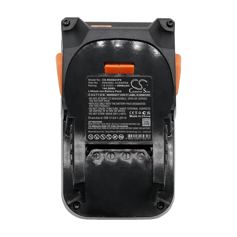 8000Mah 18V Li-Ion Power Tool Battery Compatible With Ridgid, Aeg, Ac840084, Bfl18, Bho18 1