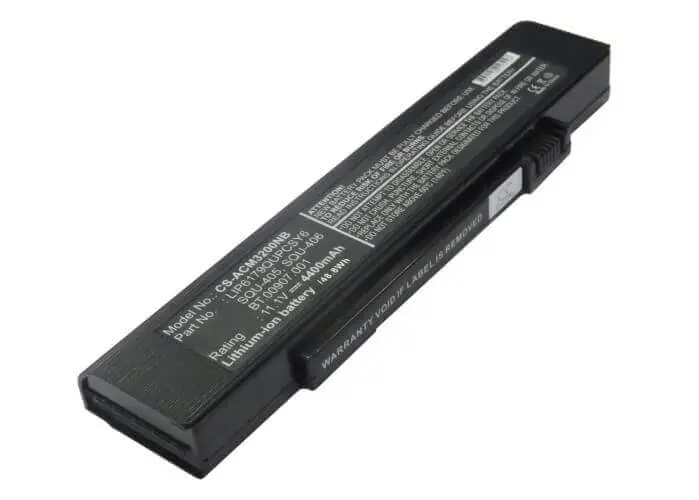 Acer Travelmate 3200 Series Laptop Battery – 11.1V, 4400Mah, 48.84Wh (Models: 3200, 3200Xci, 3200Xmi) 1