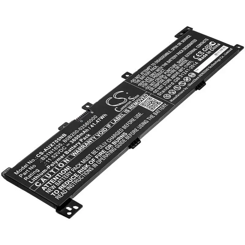 Asus Laptop Battery: 11.52V 3600Mah Li-Ion (A705Qa / F705Ma-Bx030T / F705Ma-Bx058T, 41.47Wh) 1