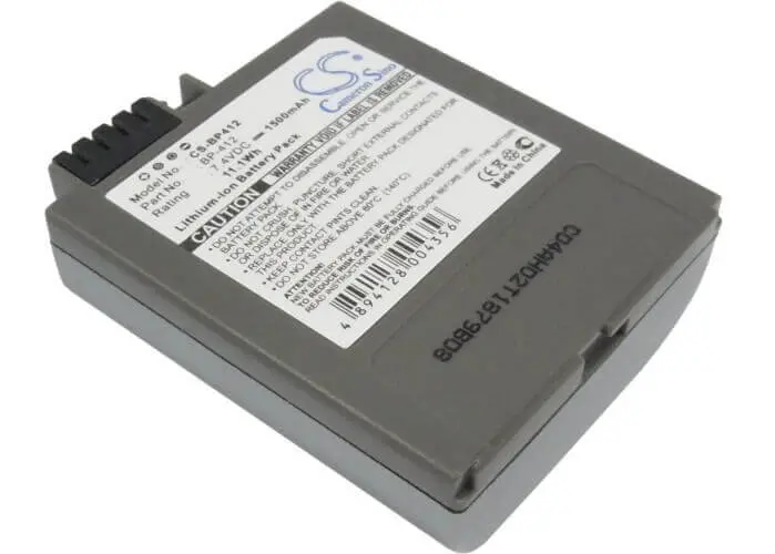 Canon Dm-Mv3 Minidv Camcorder Battery – 7.4V Li-Ion, 1500Mah (11.10Wh) 1