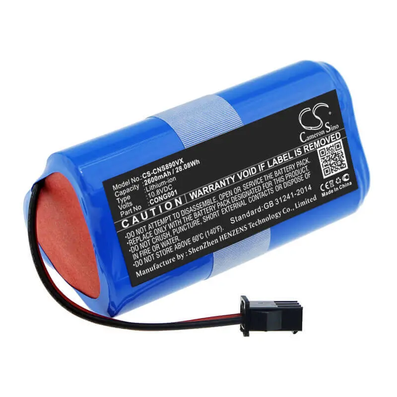 Cecotec & Conga Vacuum Battery – 10.8V Li-Ion, 2600Mah, 28.08Wh (Conga 750, 890 Slim, Slim Series) 1