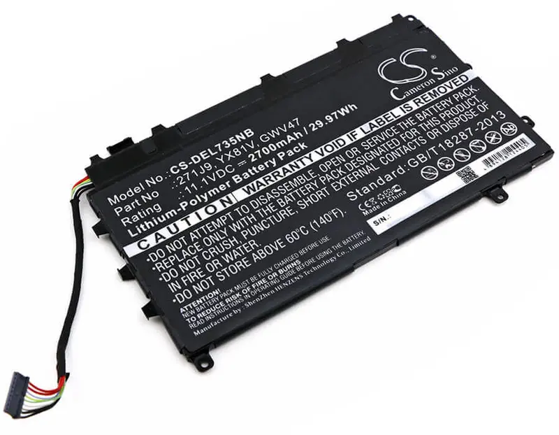 Dell Latitude 7350 / 13 7000 Series Battery – 11.1V 2700Mah (29.97Wh) 1