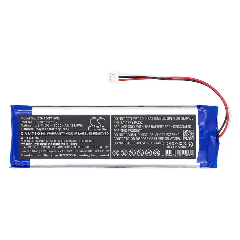 Fluke Diagnostic Videoscope Battery – 3.7V Li-Polymer 7000Mah (25.9Wh) For Ds701, Ds703, Ahb6637117 2