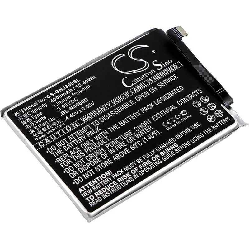 Gionee Smartphone Battery – 3.85V Li-Polymer 4000Mah (15.4Wh) For Bl-N4000D, Gn5006, Gn5006L 1