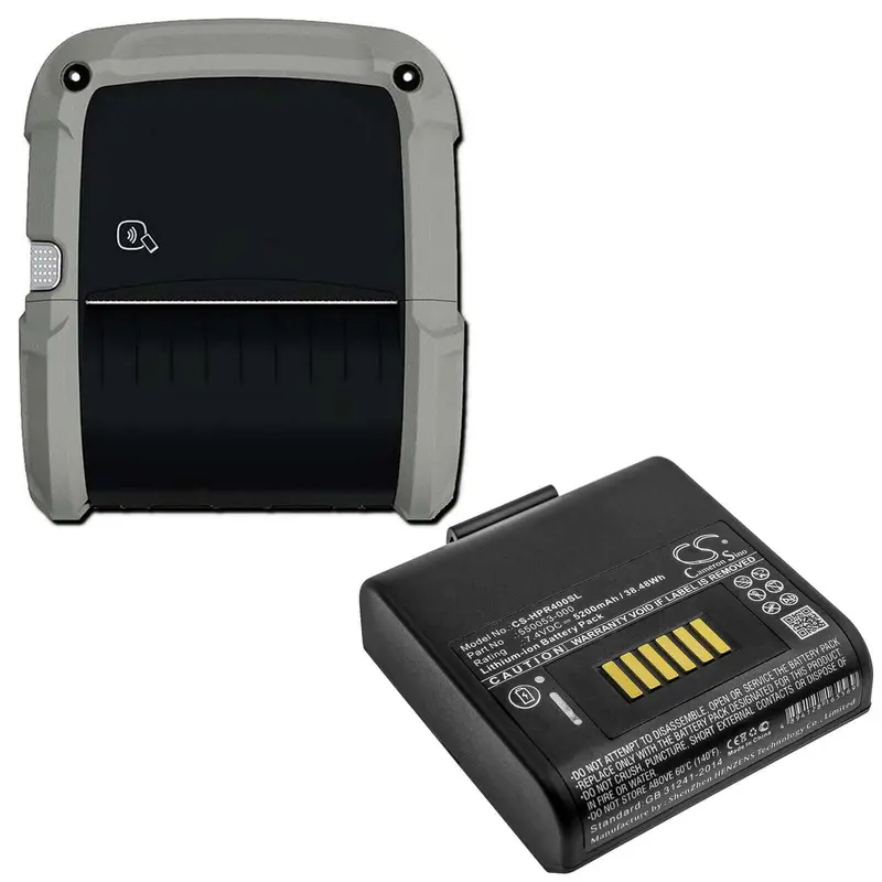 Honeywell & Intermec Portable Printer Battery – 7.4V Li-Ion 5200Mah (38.48Wh), Fits Oneil Rp4 & 550053-000 1