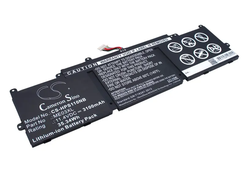 Hp Stream 11-D001Dx / D010Ca / D010Nr Laptop Battery – 11.4V 3100Mah (35.34Wh) Black 1