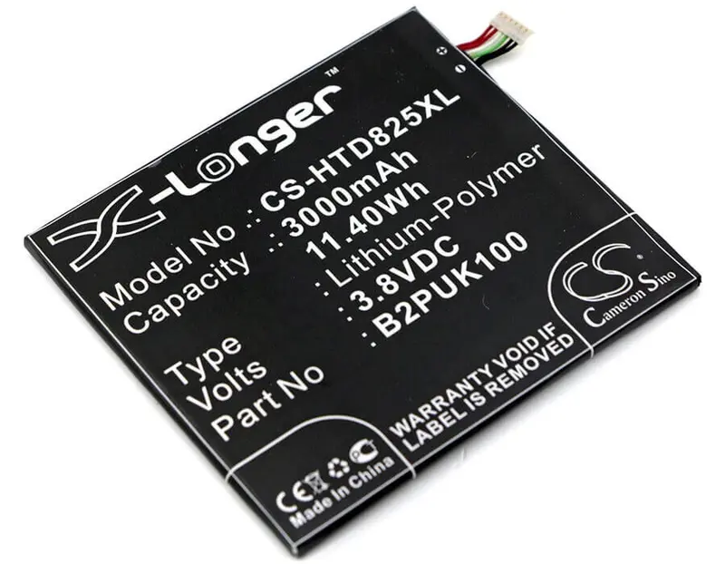 Htc D825H Li-Polymer Smartphone Battery – 3.8V, 3000Mah, 11.4Wh (Models: 35H00258-00M, 2Puk00) 1