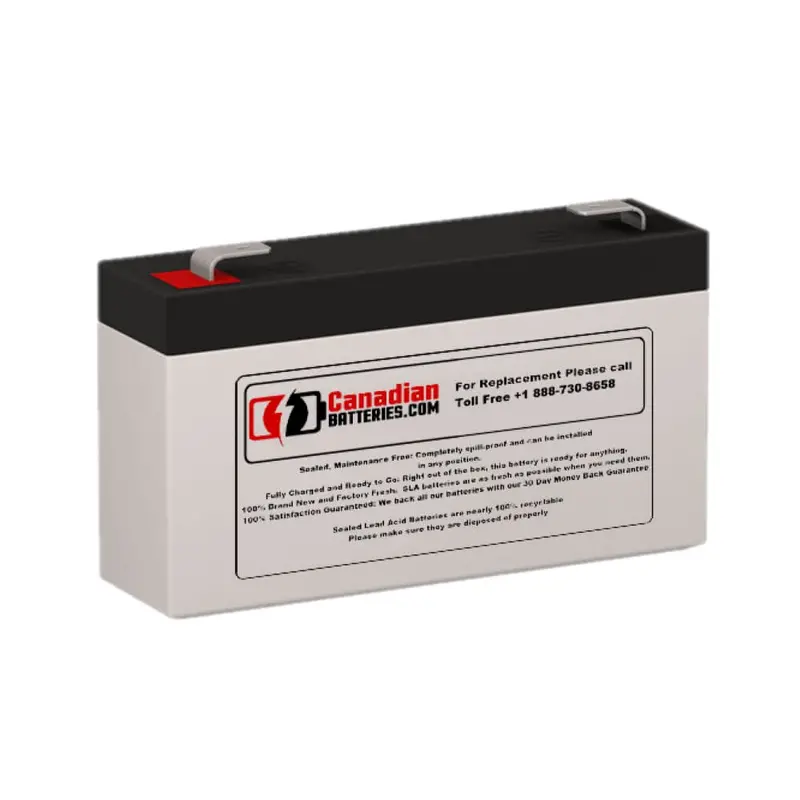 Intellipower La0865 Ups Replacement Battery – 6V 1.2Ah Sealed Lead-Acid 1