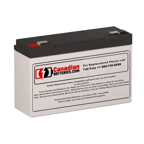 Jopower Jp6-10 Replacement Battery – 6V 10Ah Sla With F1 Terminals 1