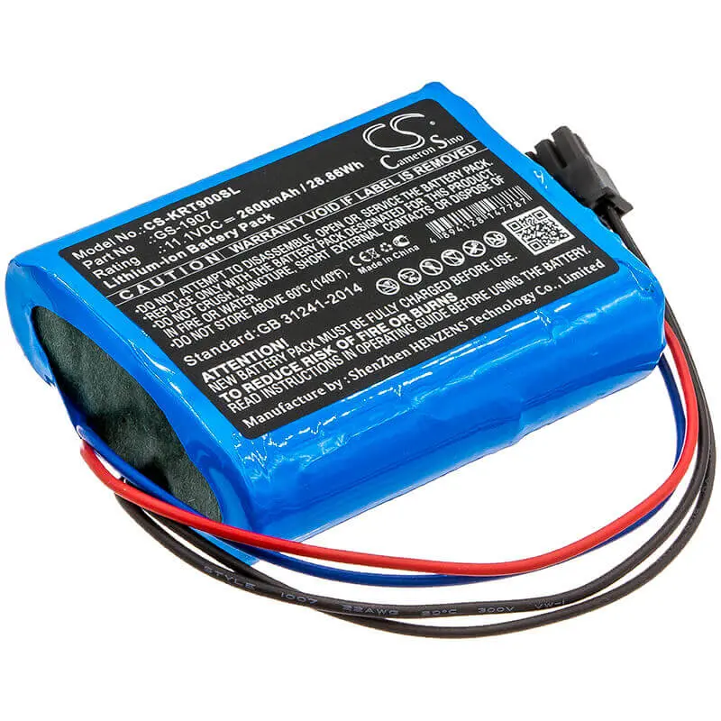 Kronos & Intouch Time Clock Battery – 11.1V 2600Mah Li-Ion (28.86Wh) For Gs-1907, 8609000-018 1