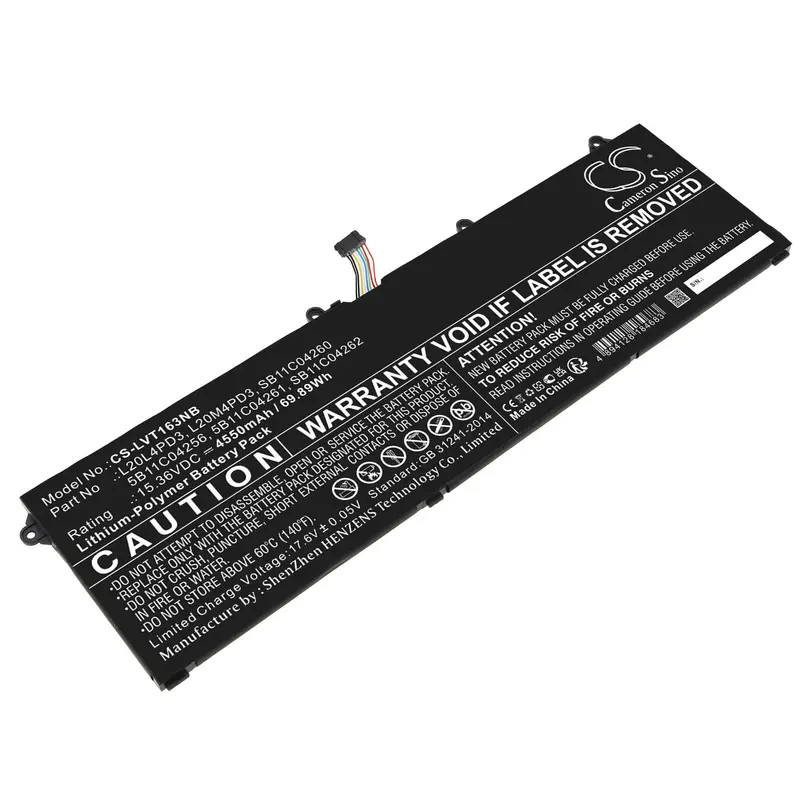 Lenovo Legion S7 15Ach6 (82K8000Efr/82K80015Br) Battery – 15.36V 4550Mah Li-Polymer (69.89Wh) 1