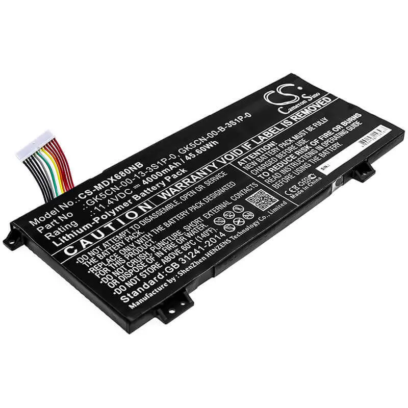 Machenike F117-Break / F117-B Laptop Battery – 11.4V, 4000Mah, 45.60Wh 1