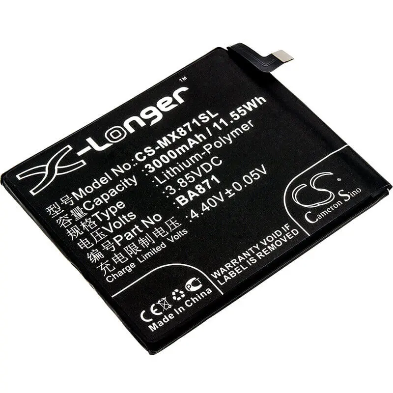 Meizu M15 & 15 Lite Battery – 3.85V 3000Mah Li-Polymer (11.55Wh), Model Ba871 1