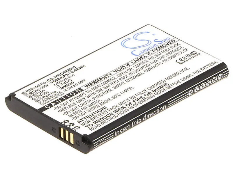 Nubia Wd660 Mobile Hotspot Battery – 3.7V 1800Mah Li-Ion (6Bt-R600A-0006) 1