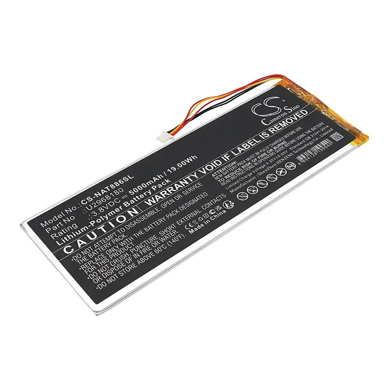 Onn Nsurf 10" Gen 2 Tablet Battery – 3.8V 5000Mah Li-Polymer (100011886) 1