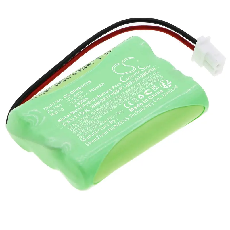 Optex Iq-Nimh-001 Security Intercom Battery – 3.6V 700Mah Ni-Mh (2.52Wh) 1