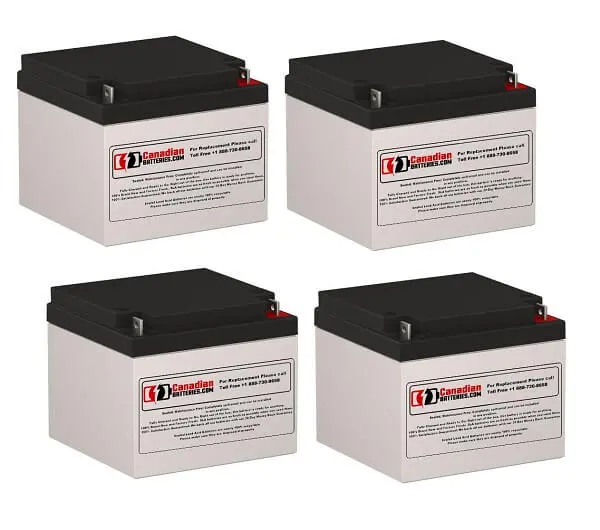 Powerware 2026C Ups Battery Pack – 4 × 12V 26Ah Sealed Lead-Acid Modules (312Wh Total) 1
