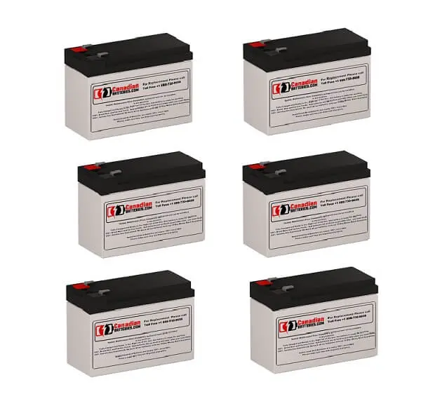 Powerware Pw9120 Bat1000 Ups Battery Set – 6 × 12V, 7Ah, 84Wh Total 1