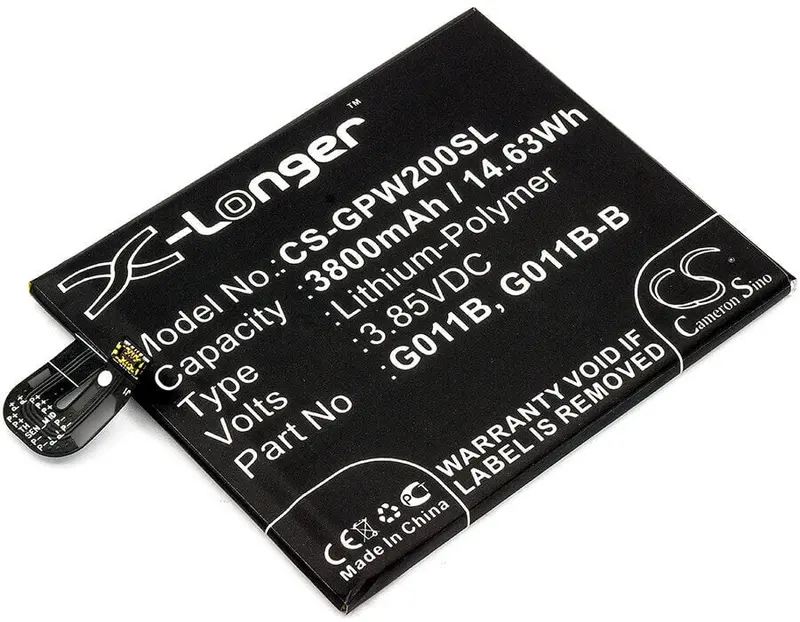 Replacement Li-Polymer Battery For Google Pixel 2 Xl (2017) – 3.85V, 3800Mah, 14.63Wh, Model 35H00273-00M / G011C 1