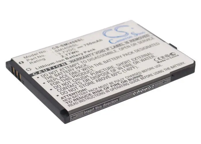 Samsung Sgh-I400/I408 Replacement Battery – 3.7V, 750Mah Li-Ion (2.78Wh), Model Abg14089Bc 1
