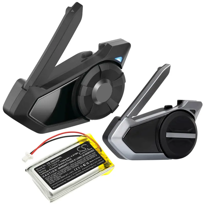Sena 30K/50S/Sp46 Headset Battery – 3.7V 1100Mah Li-Polymer Replacement (4.07Wh) 1