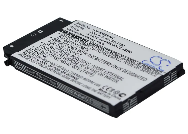 Siemens C62 & X1 Mobile Phone Battery – 3.7V 650Mah Li-Ion (2.41Wh) 1
