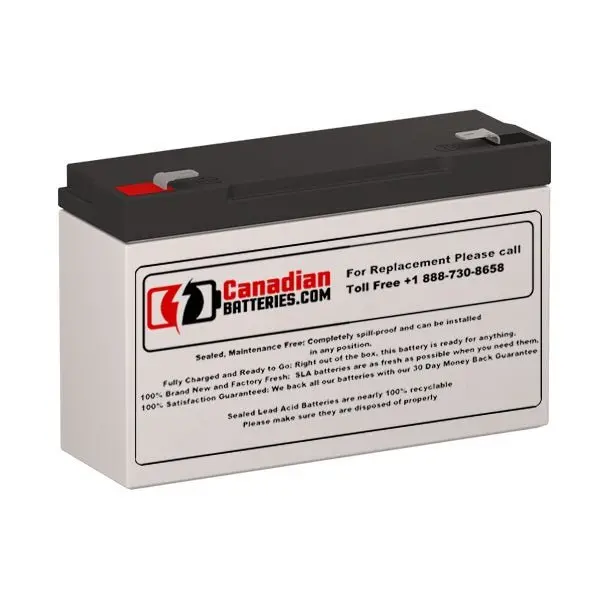 Sonnenschein 789532200 Replacement Battery – 6V 12Ah Sla With F1 Terminals 1