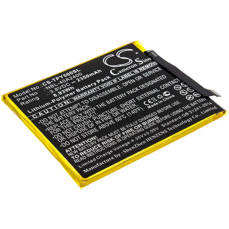 Tp-Link Neffos Nbl-40A2400 Smartphone Battery – 3.8V 2350Mah Li-Polymer (8.93Wh) 1